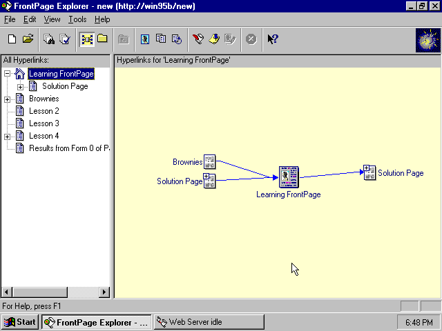 Microsoft FrontPage 97 screenshot