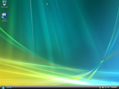 Windows 7 (Build 6801) (M3) desktop
