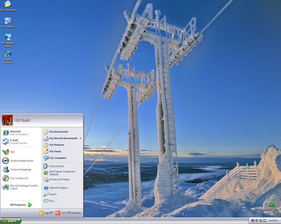 Swedish Winter Landscape Theme for Windows XP