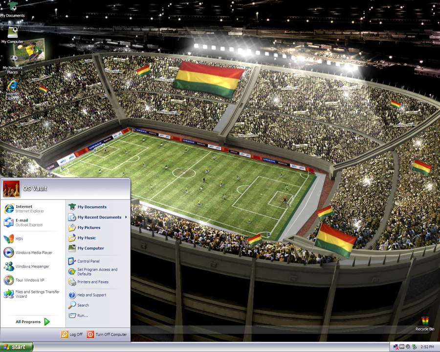 Bolivian Soccer Theme for Windows XP