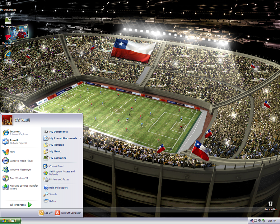 Chilean Soccer Theme for Windows XP