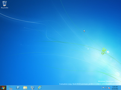Windows Server Developer Preview (Build 8102) desktop