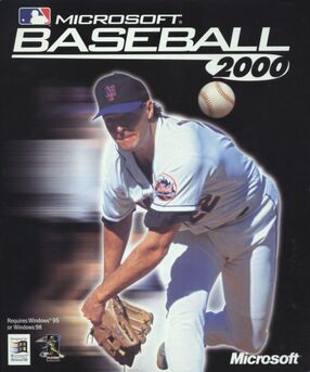 Microsoft Baseball 2000 packaging