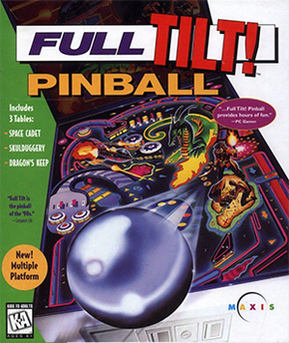 Full Tilt! Pinball packaging