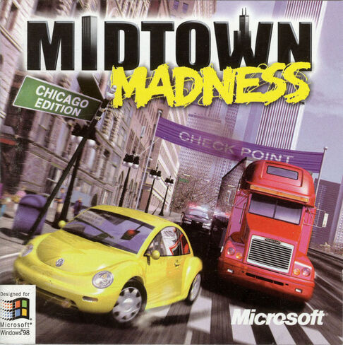 Microsoft Midtown Madness packaging
