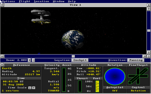 Microsoft Space Simulator 1.0 screenshot