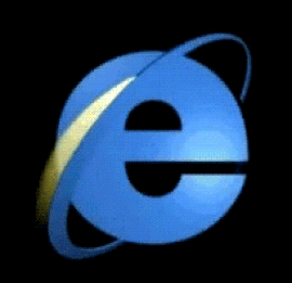 Internet Explorer throbber