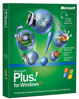 Microsoft Plus! for Windows XP packaging