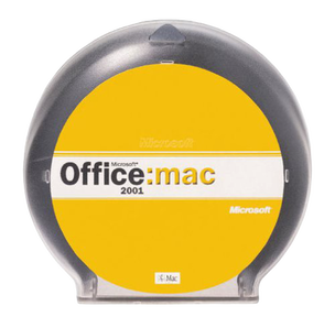 Microsoft Office 2001 (Mac) packaging