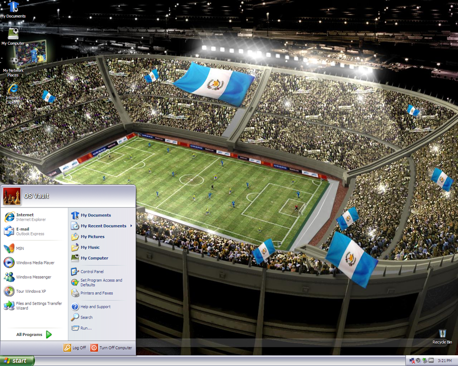 Guatemalan Soccer Theme for Windows XP