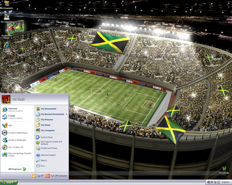 Jamaican Soccer Theme for Windows XP