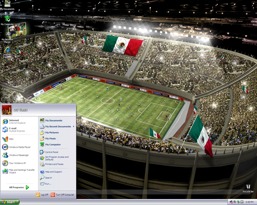 Mexican Soccer Theme for Windows XP