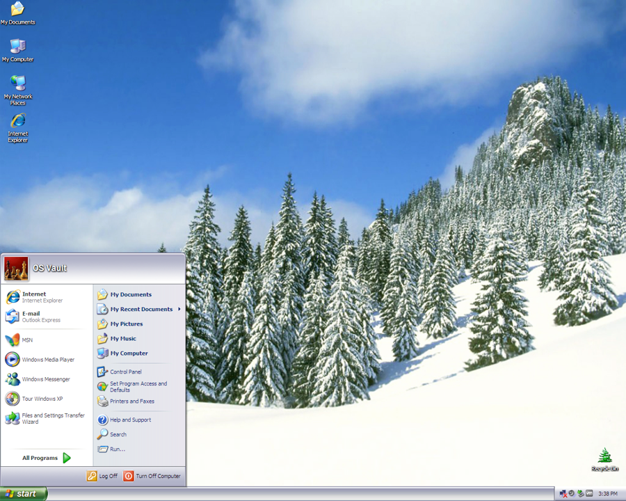 Polish Composition - Winter Theme for Windows XP