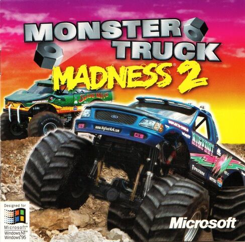 Microsoft Monster Truck Madness 2 packaging