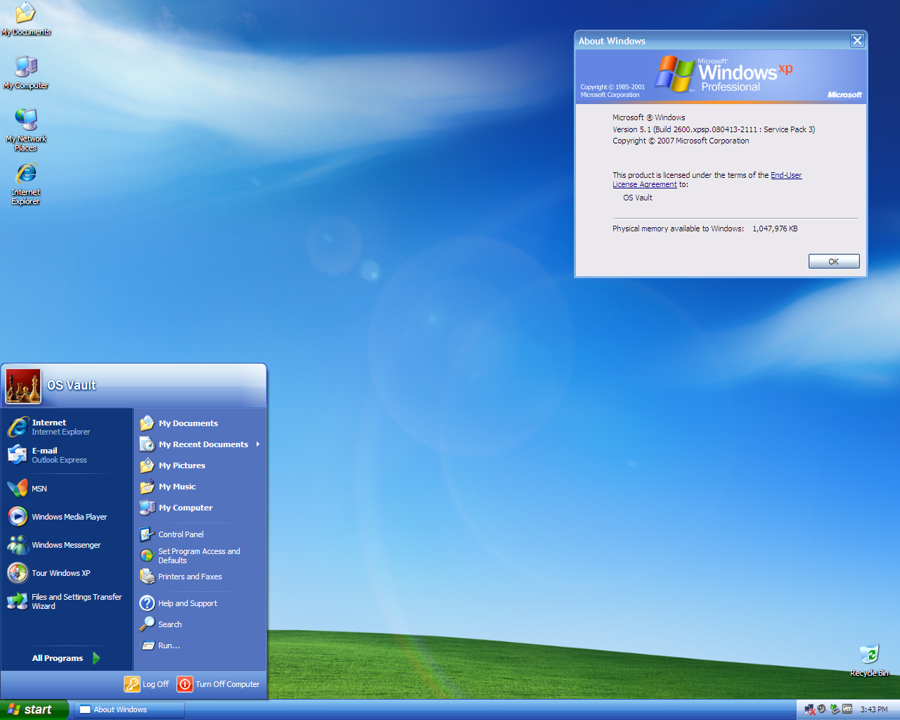 Royale Theme (Media Center Edition Variant) for Windows XP