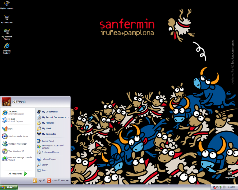 San Fermín Theme for Windows XP
