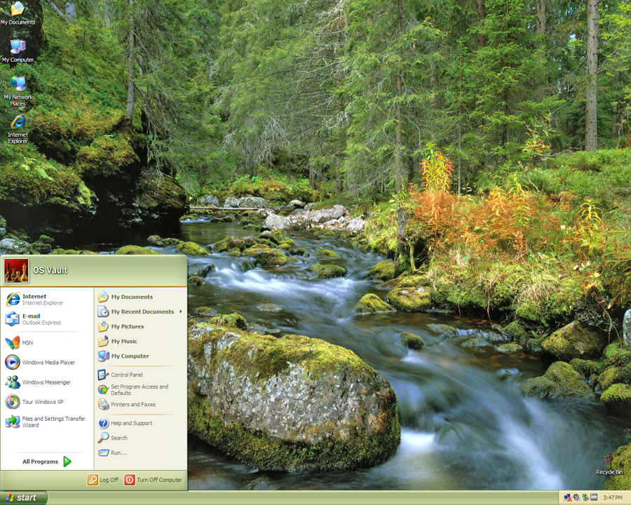 Swedish Forest Landscape Theme for Windows XP